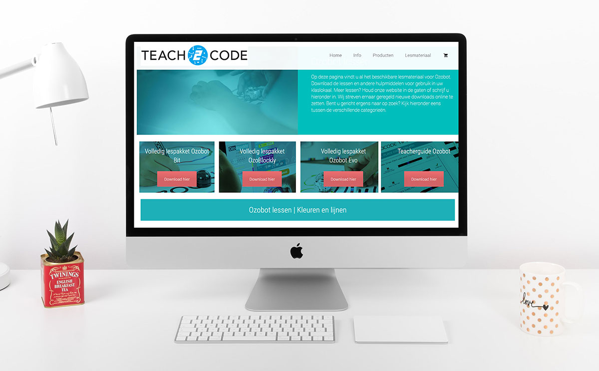 Teach2Code website