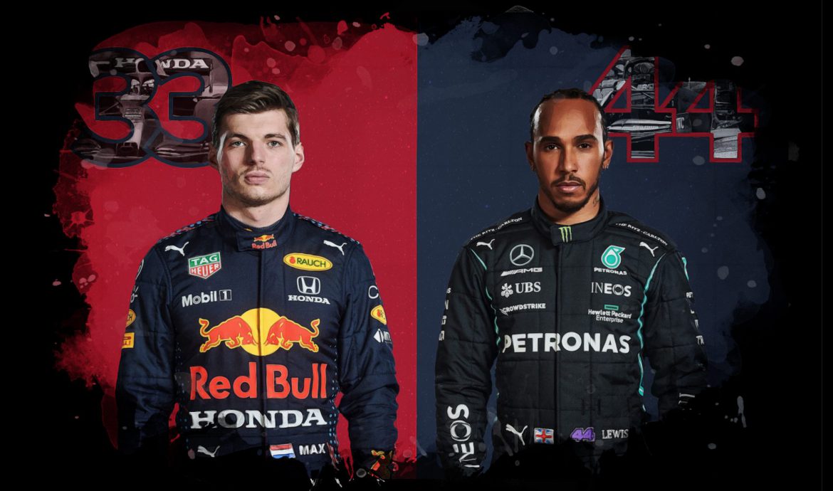 Max Verstappen and Lewis Hamilton F1