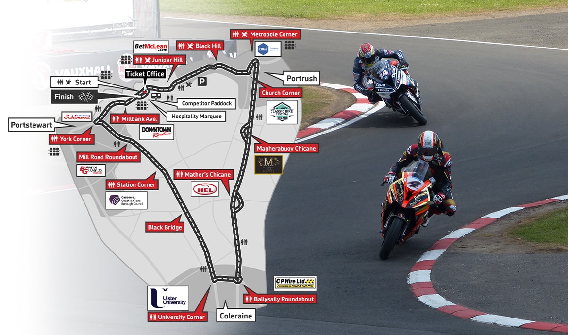 North West 200 Track Layout